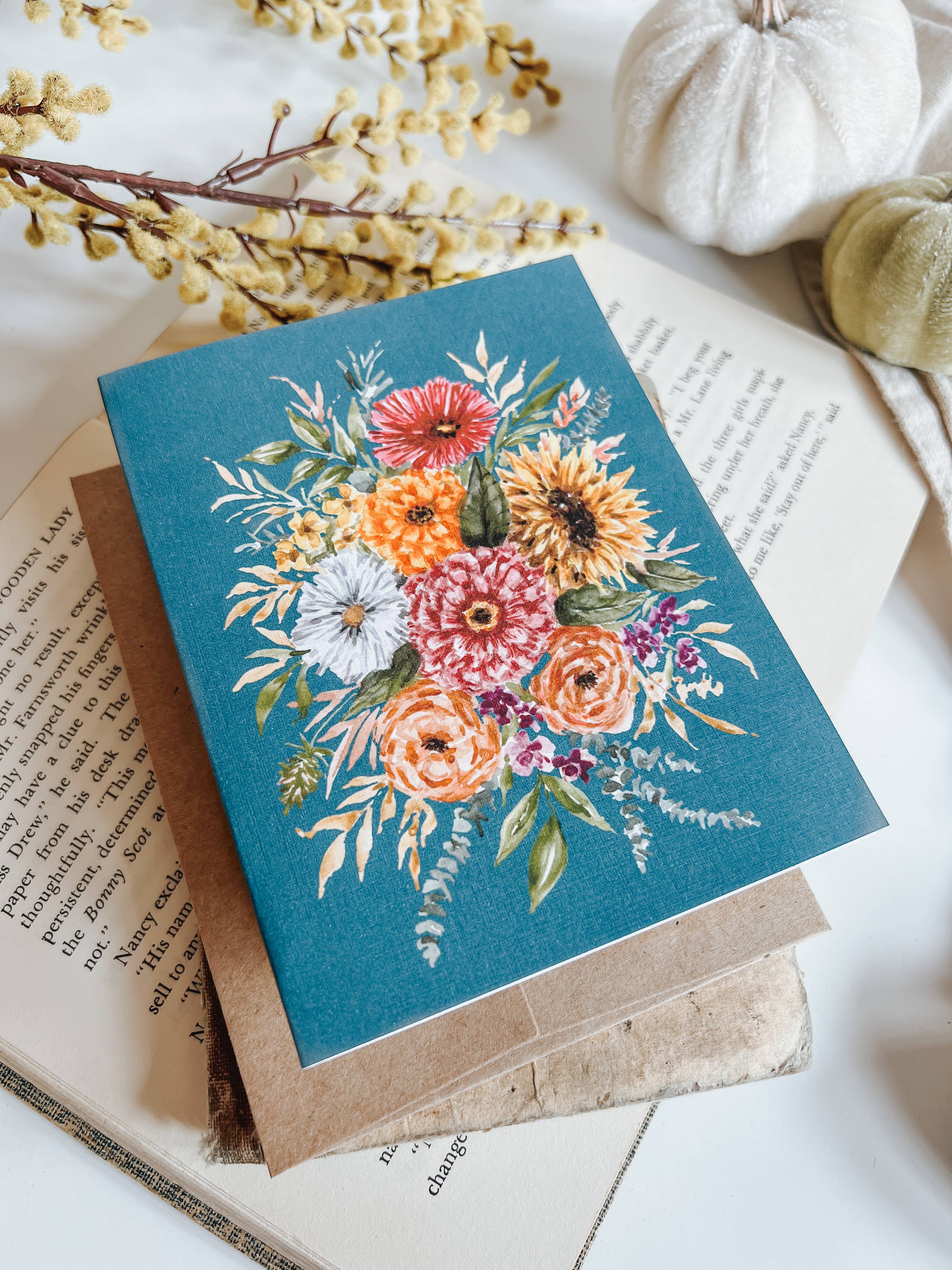 MacaelaMade – Großhandel Grußkarten für den Alltag – Loose Fall Florals Grußkarte2