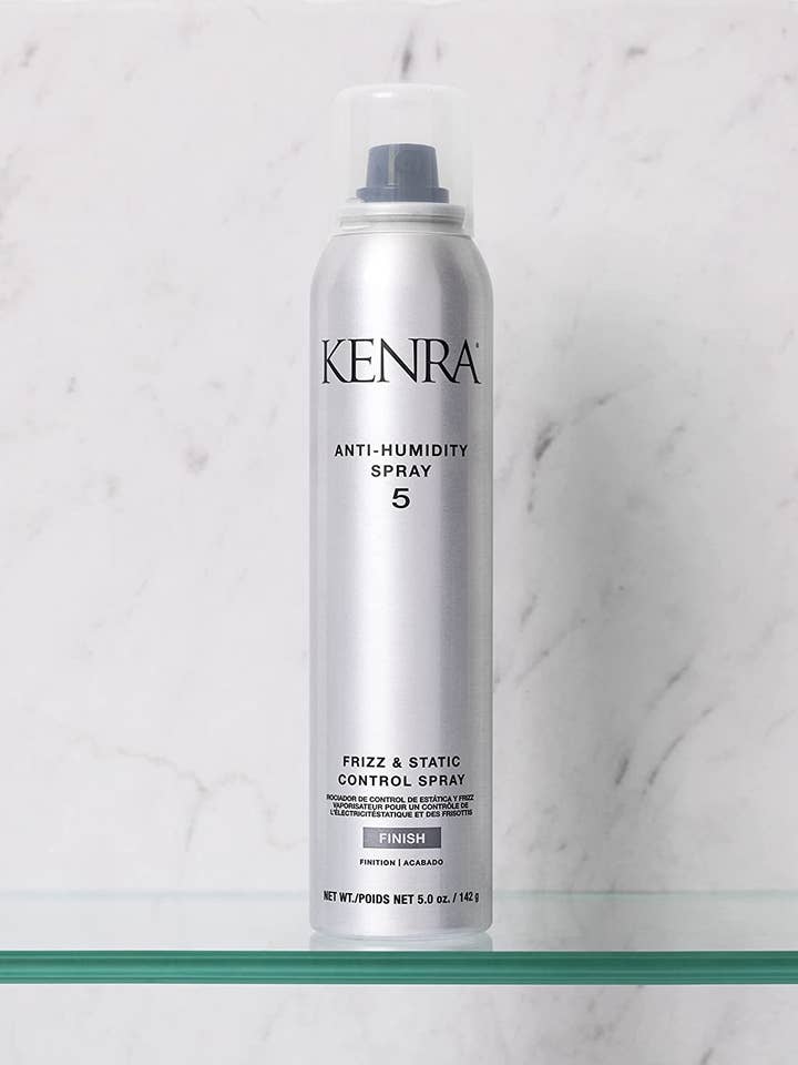 Kenra Anti-Humidity Spray 5 | Anti-Fruzz & Static Control Spray | 72 Stunden Feuchtigkeitsbeständigkeit und Schutz | Leichte Formel mit geringem Halt | Wärmeschutz | 150 ml für den Großhandel von Lenawee Moda