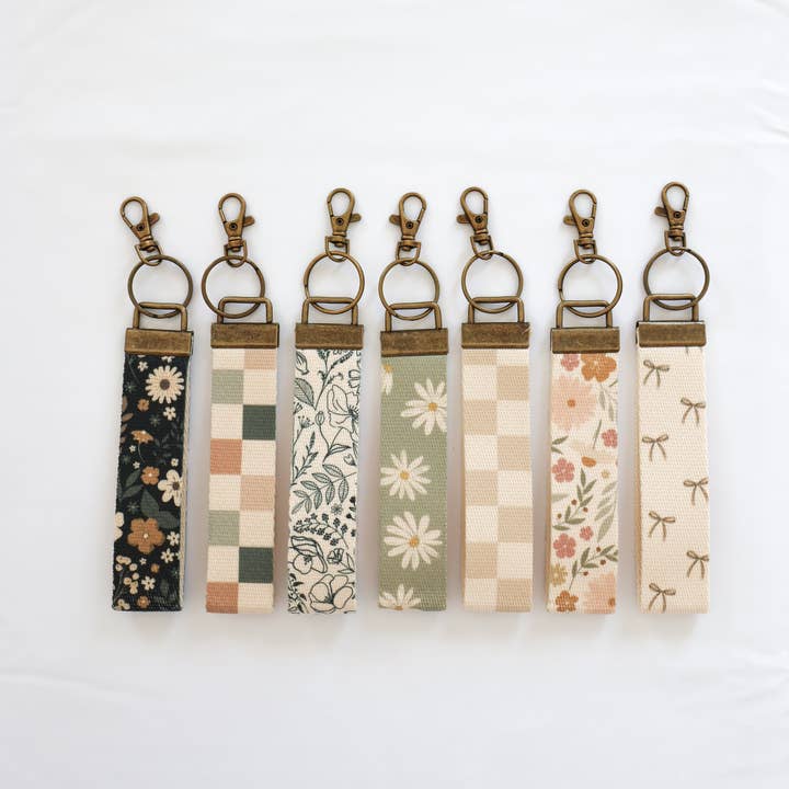 Frederick Family Co. - Wholesale Lanyard - Unisex - Canvas Wristlet Lanyard Keychain - Car Key Fob Holder