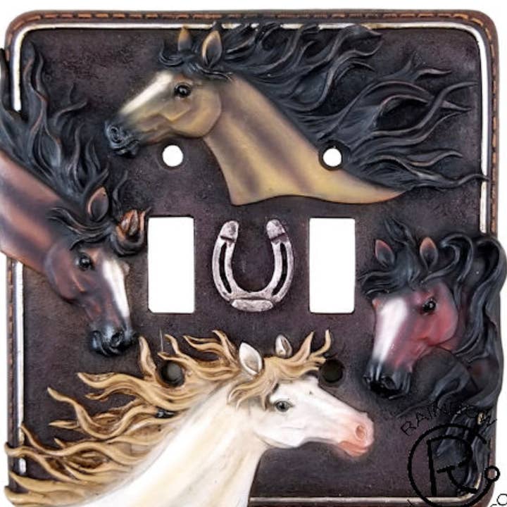 Broads Market – Engroshandel 3D-vægkunst – Heste Dækkeservietter1