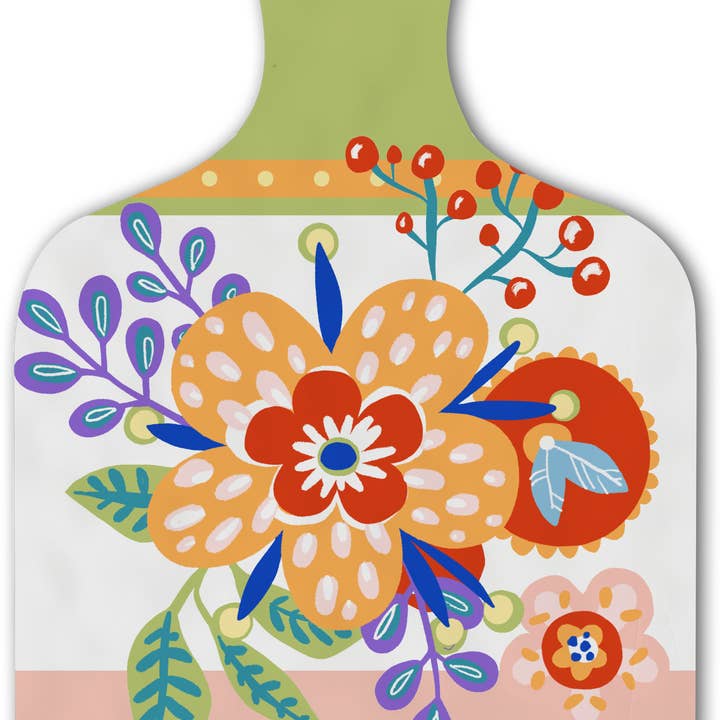 Small Melamine Cutting Board & Serving Plate - Mamma Mia for wholesale by Baci Milano