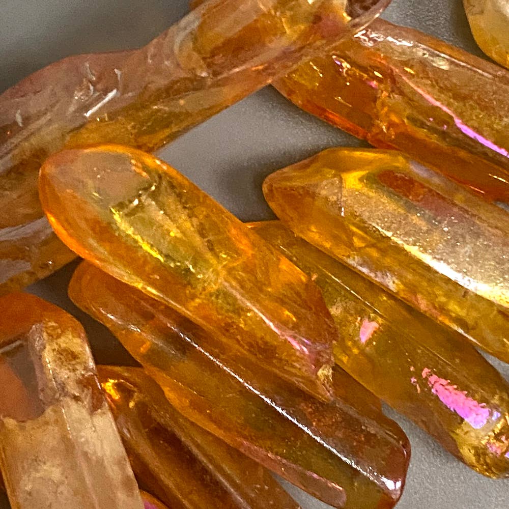 VIE – wholesale Spiritual stone/crystal – Electroplated Quartz Points, 2-3cm, Single16