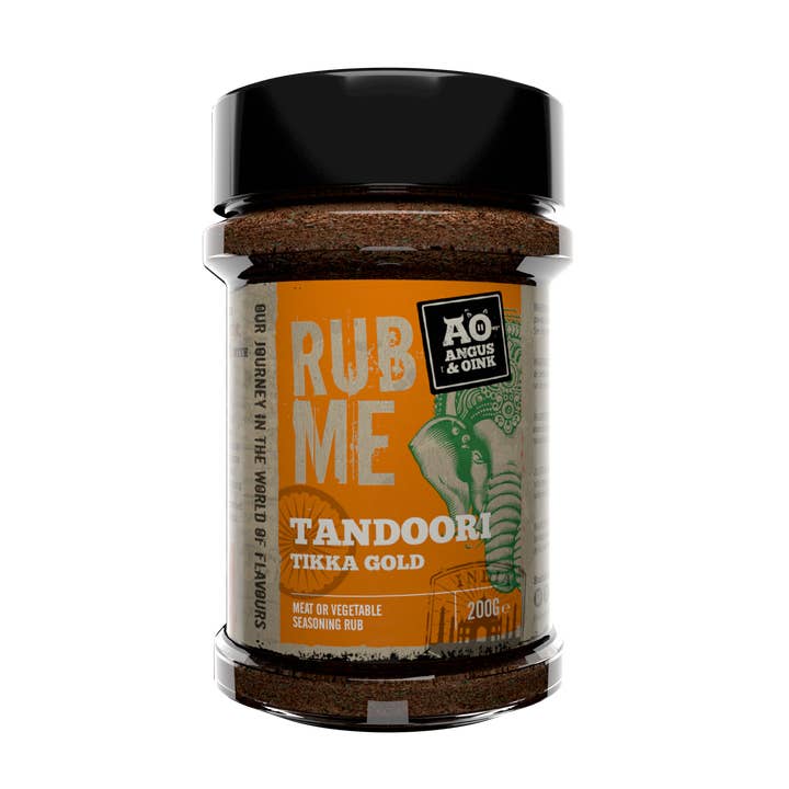 Tikka Gold Tandoori BBQ Rub for wholesale by Angus & Oink