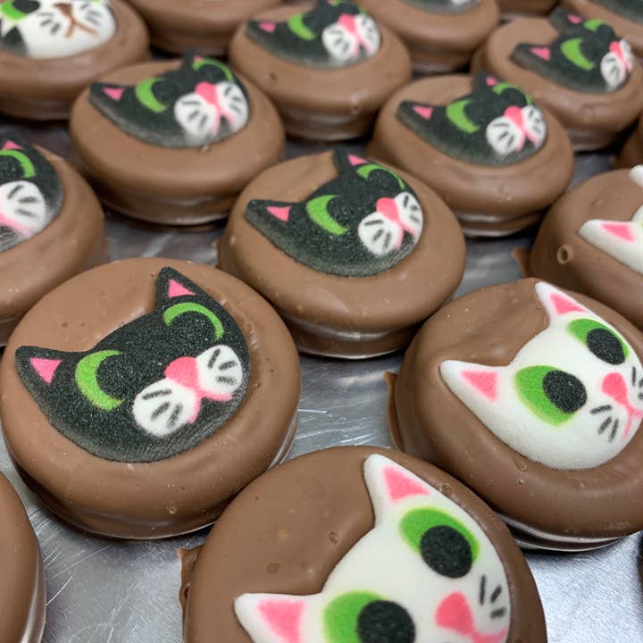 O'Shea's Candies Sweet Shop - Wholesale Chocolate Covered Sweets - O’Oreo “Cat Theme” 🐈 Milk Chocolate 2PK Sealed