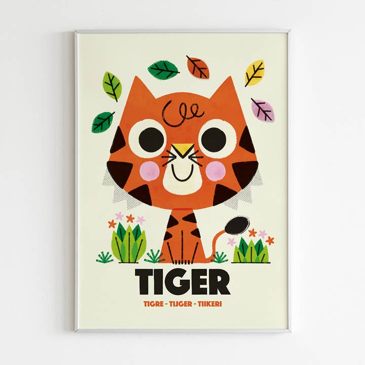 Tiger | Art Print for wholesale by Pintachan Studio