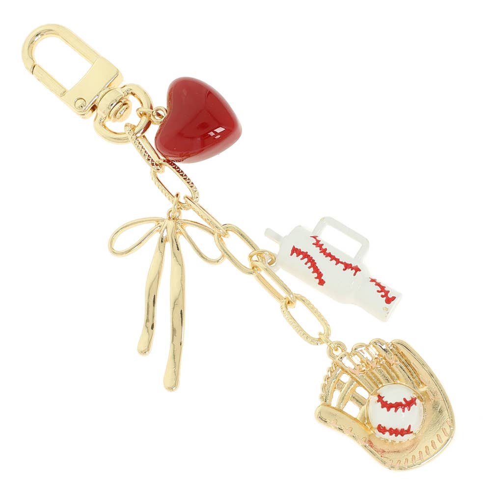 anbfashion - Wholesale Crossbody Bag - Women's - BASEBALL FASHION BAG CHARMS 19-18061