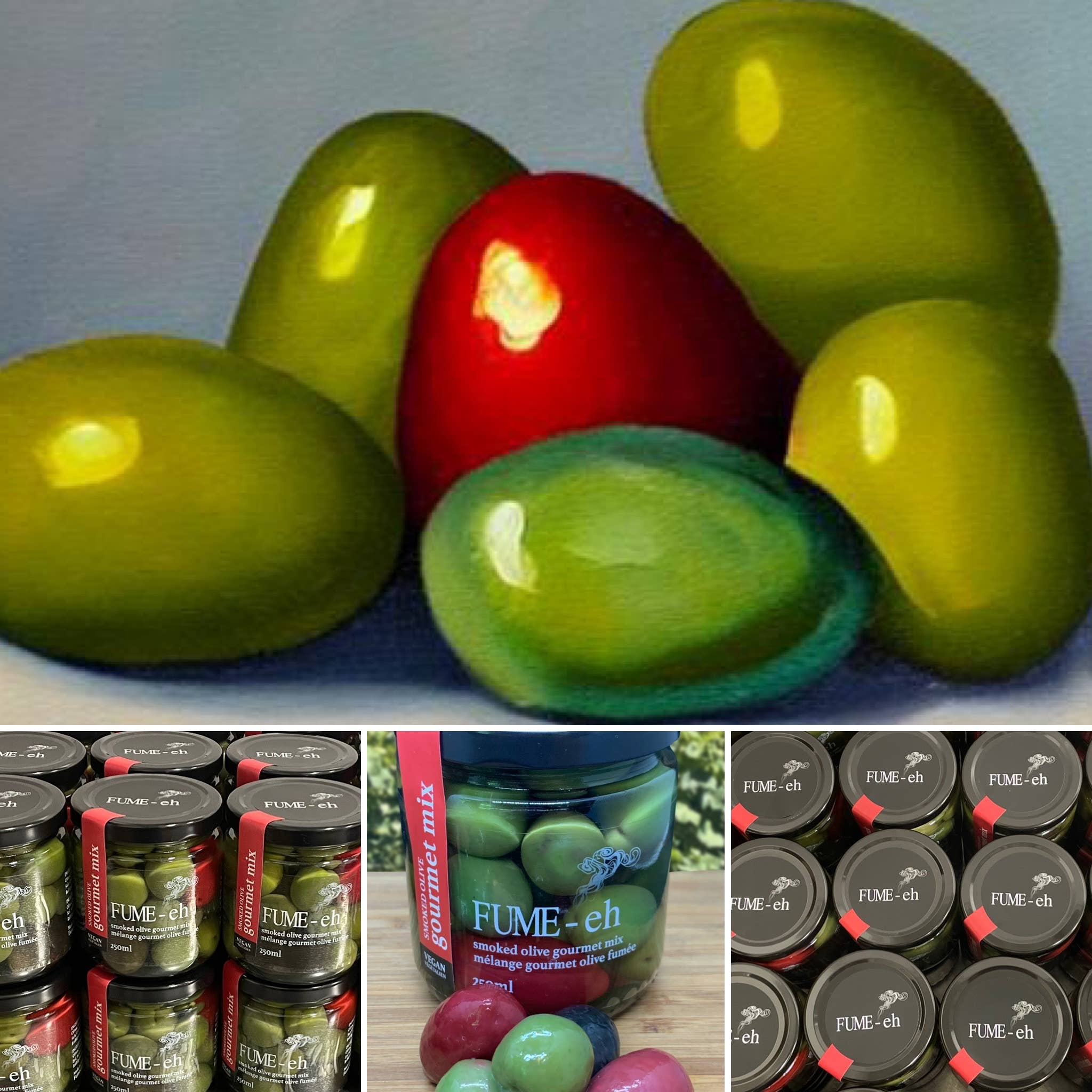 Fume-Eh Gourmet – Azeitonas por atacado – Azeite Fumado Gourmet Mix1