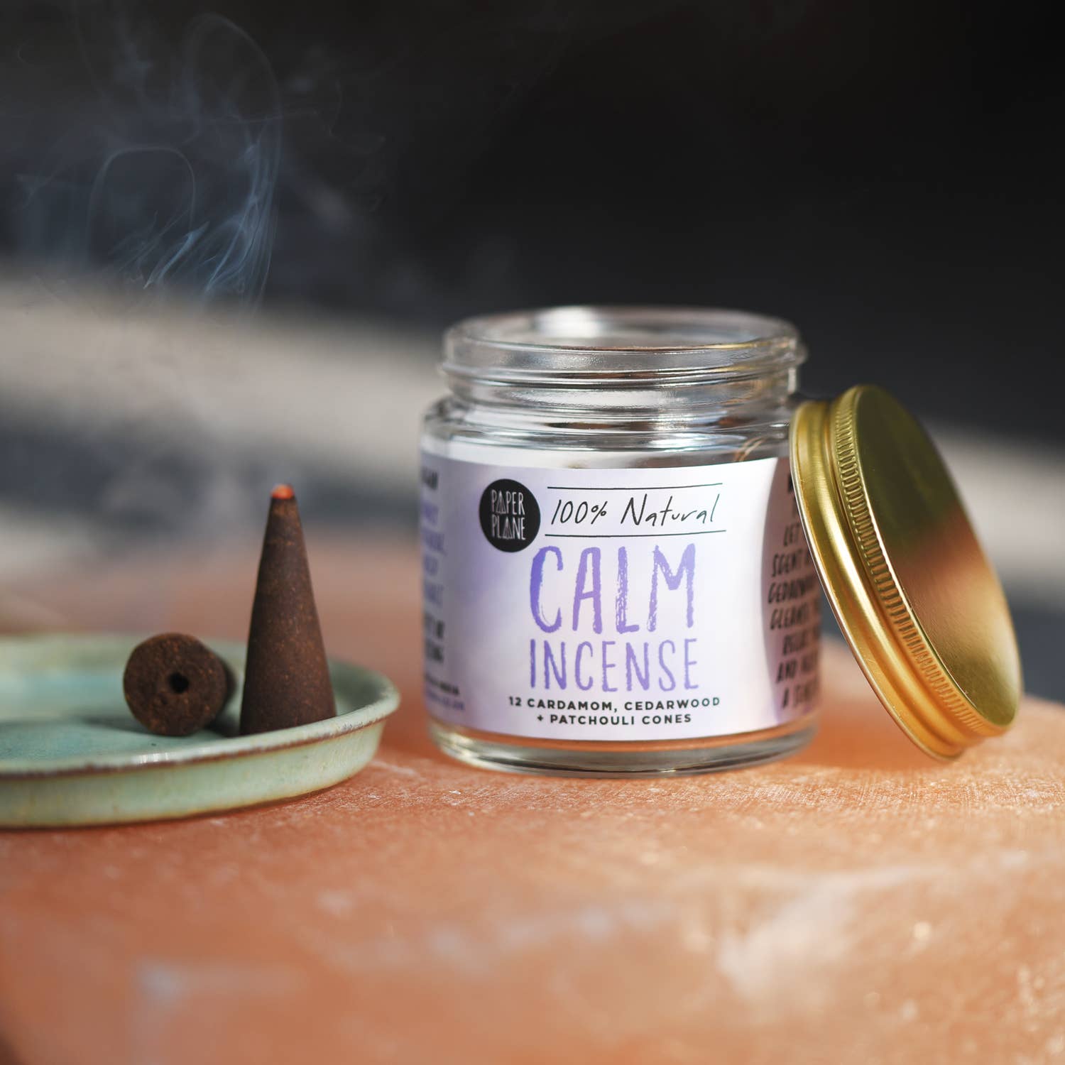 Paper Plane – wholesale Incense – Calm Incense Jar of Incense Cones - plant based, vegan3