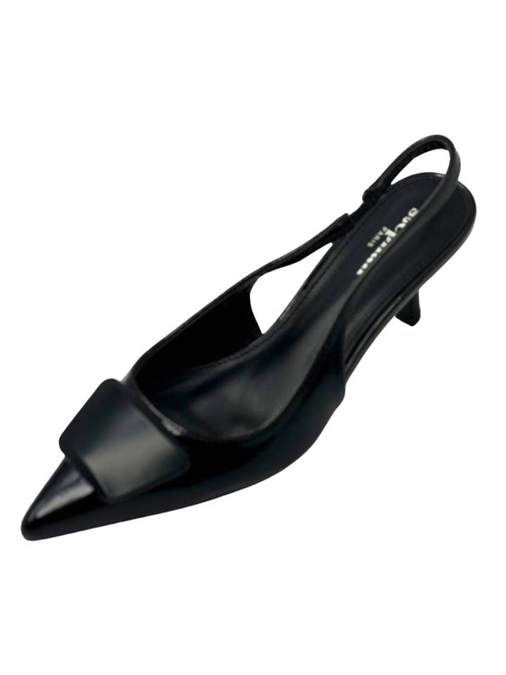 Black Pointed Toe Pumps P-1407 for wholesale on Faire3