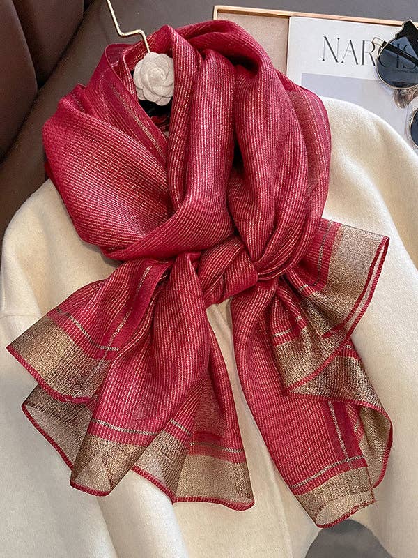 VividLux - Wholesale Scarf - Women's - Keep Warm See-Through Shawl&Scarf13