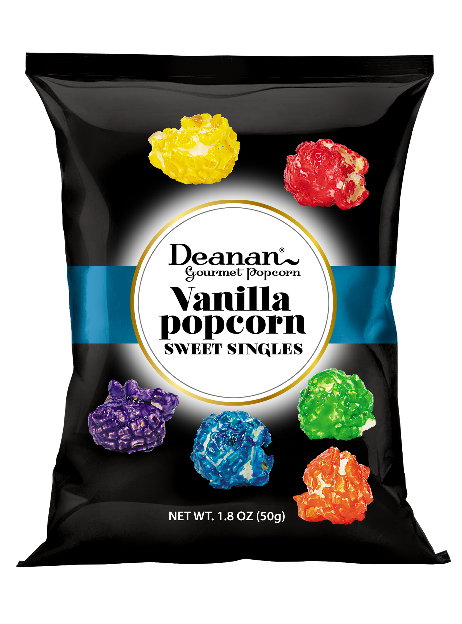 Deanan Gourmet Popcorn - Wholesale Popcorn - Mixed Case Sweet Singles - 100 Count  - 1.5 Cup Bags1