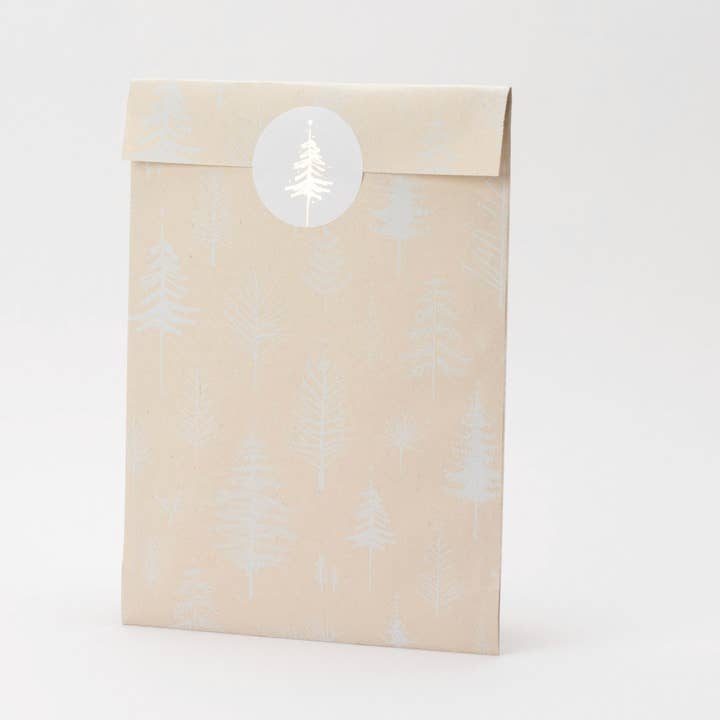 Buste di carta foresta di abeti Kraft (Natale) per la vendita all'ingrosso da parte di liebevoll verpackt