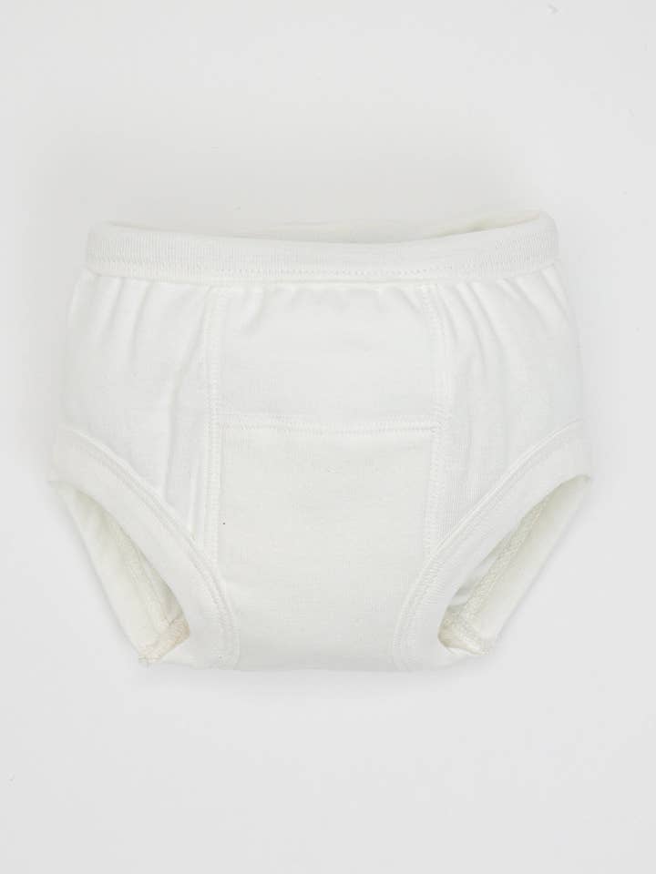 Under the Nile - Wholesale Underwear/Diaper Cover - Baby - Potty Training Pants - Organic White0
