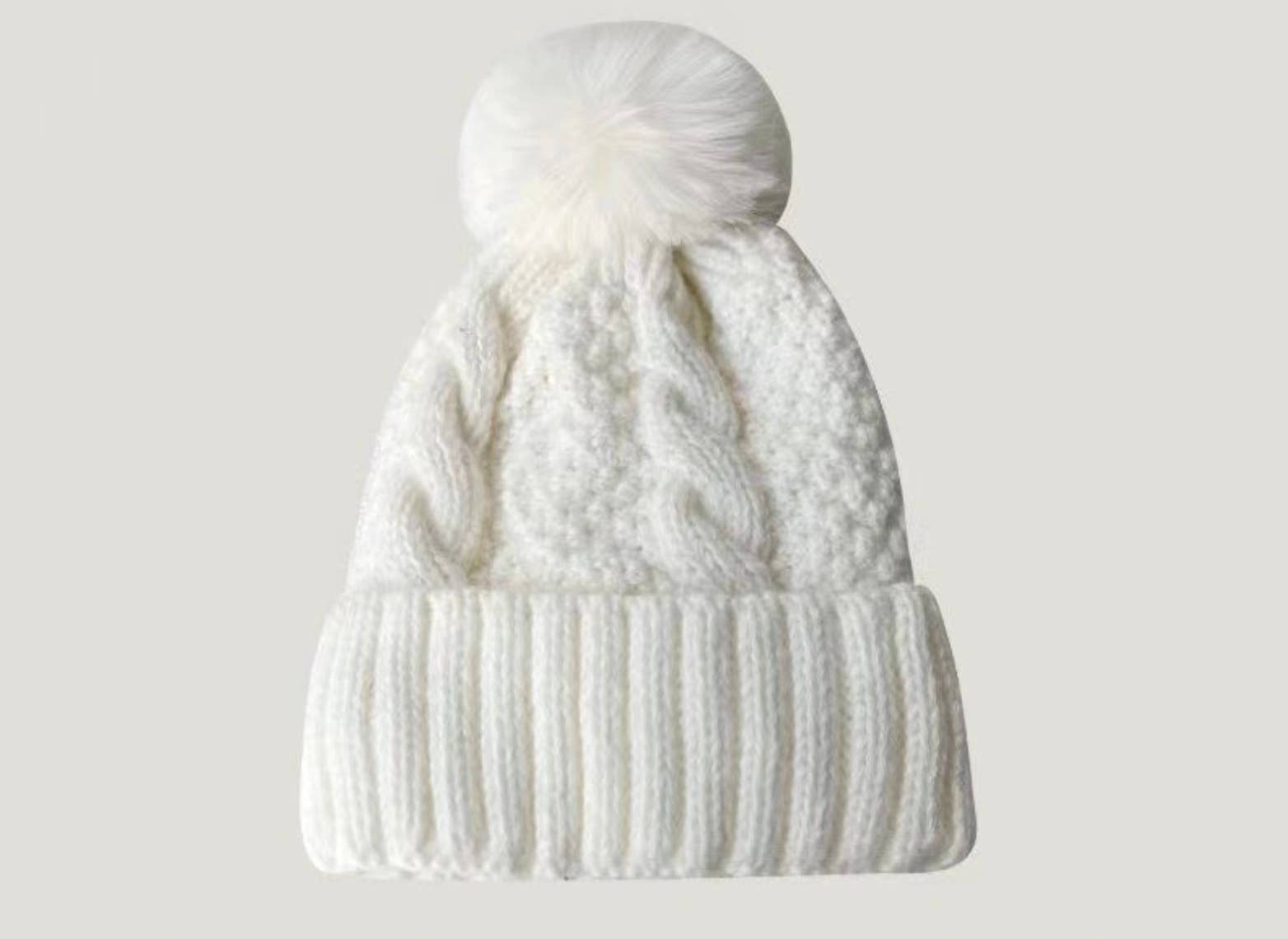 LoveLina - Wholesale Beanie - Women's - Fuzzy Knitted Pom Beanie Hats - JINSA2