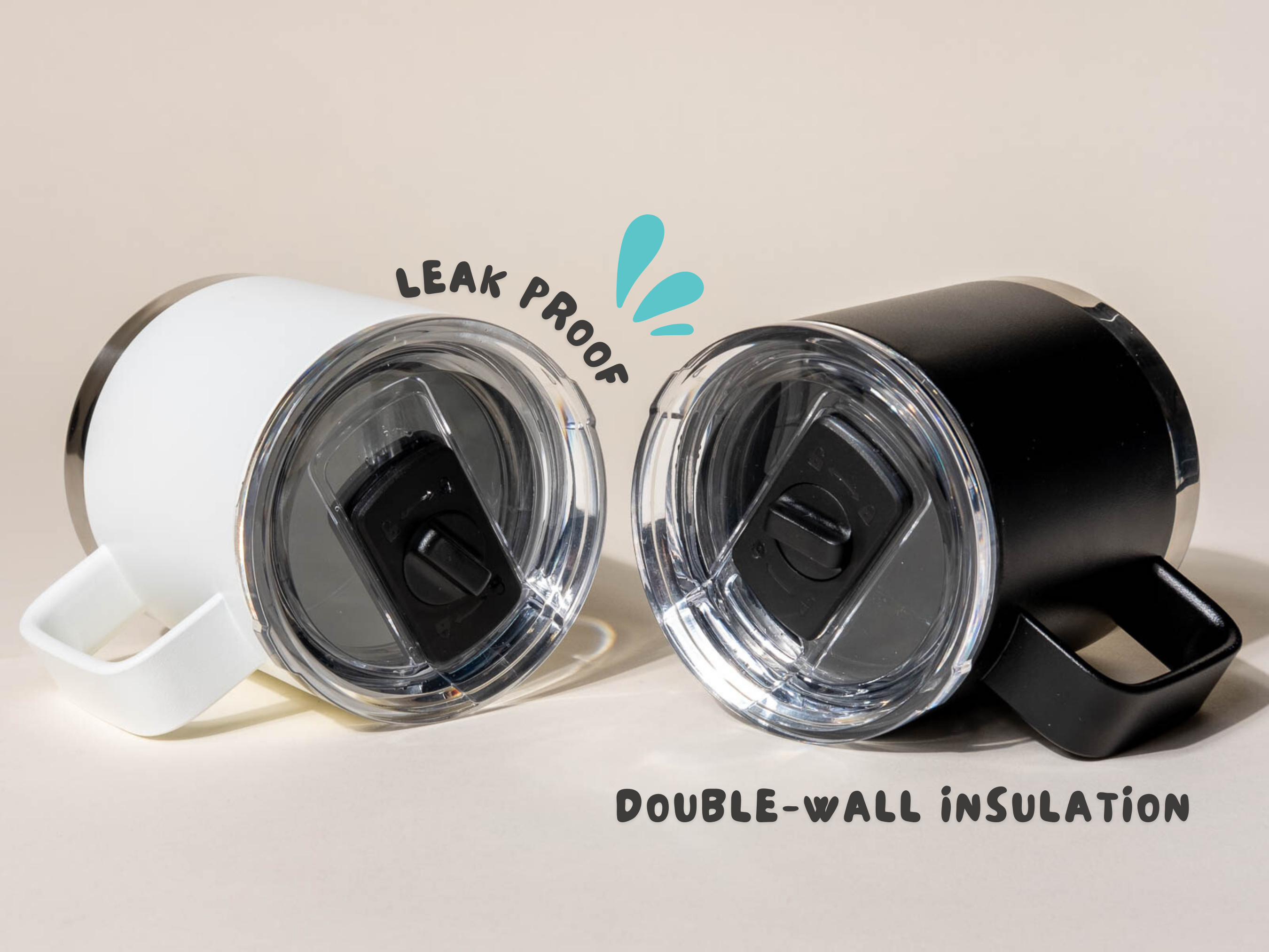 LAMOSE - Wholesale Insulated Mug/Tumbler - Business Logo Custom Engraved Insulated Coffee Mug with Lid 7