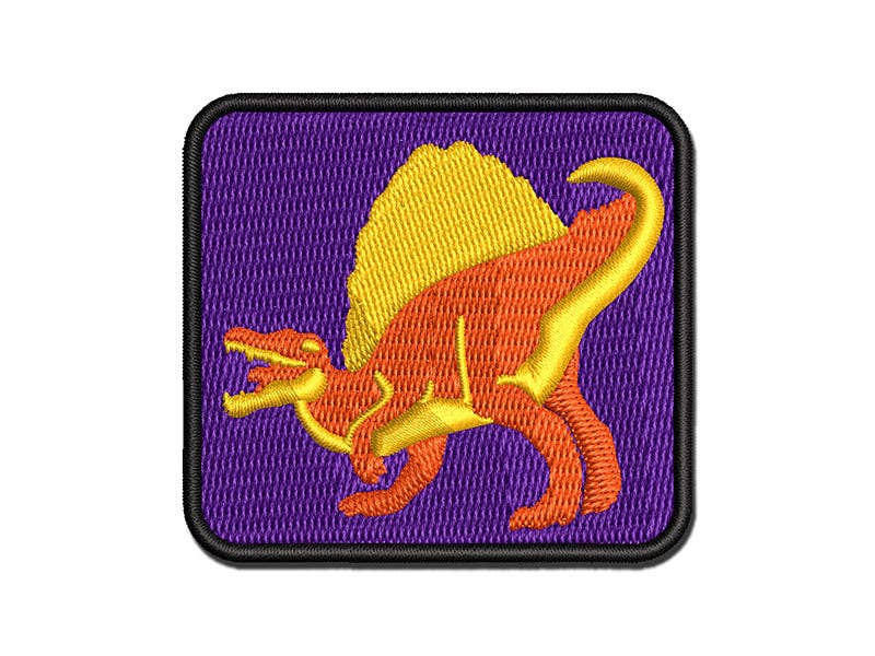 Sniggle Sloth - Vente Écusson - Applique thermocollante brodée multicolore Spinosaurus Dinosaur0