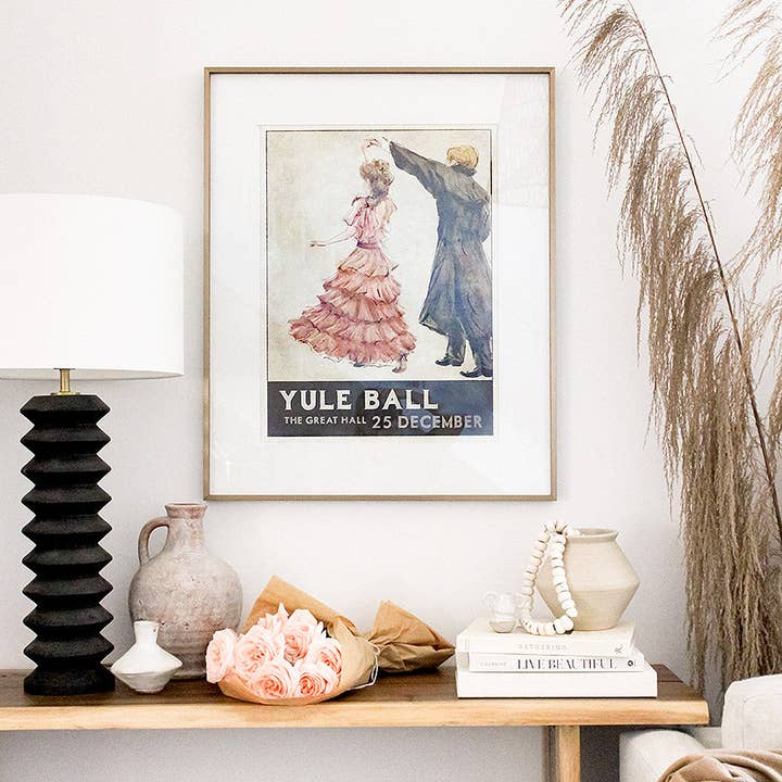 WindowShopGal – wholesale Art print – Yule Ball Poster - Pink Dress (for Harry Potter fans)2