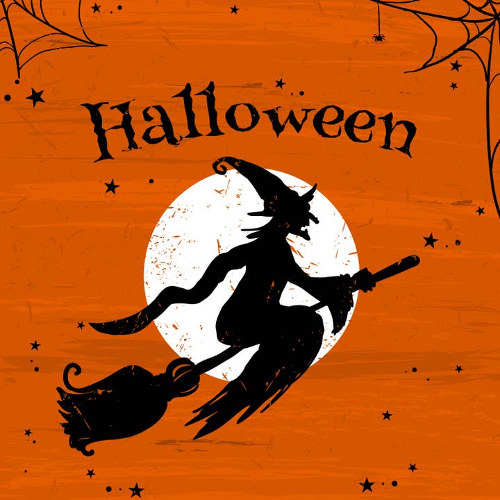 Halloween Witch Greeting Cards for wholesale by Swan River Studios