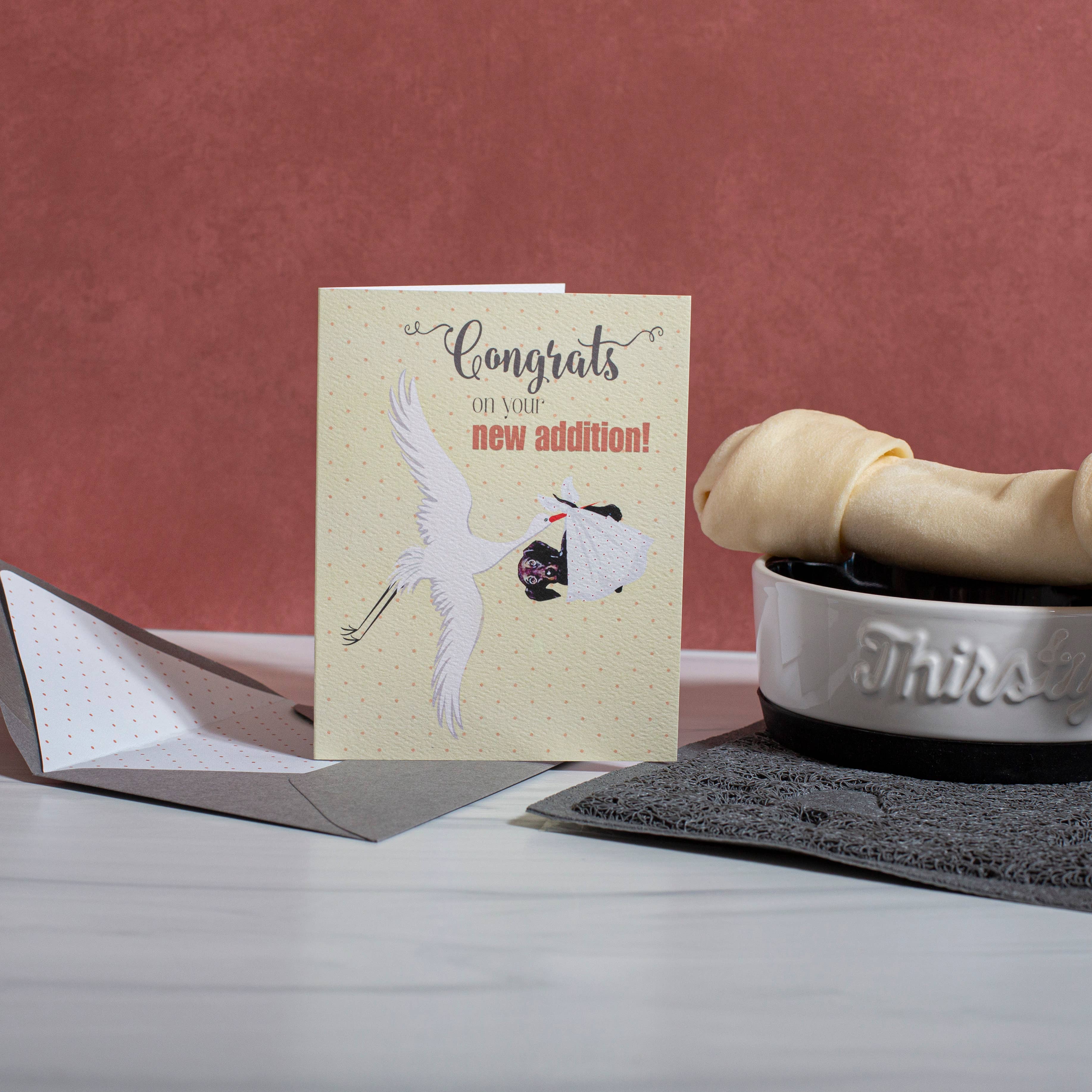 Wholesale Congratulations New Puppy Funny Welcome Card for your