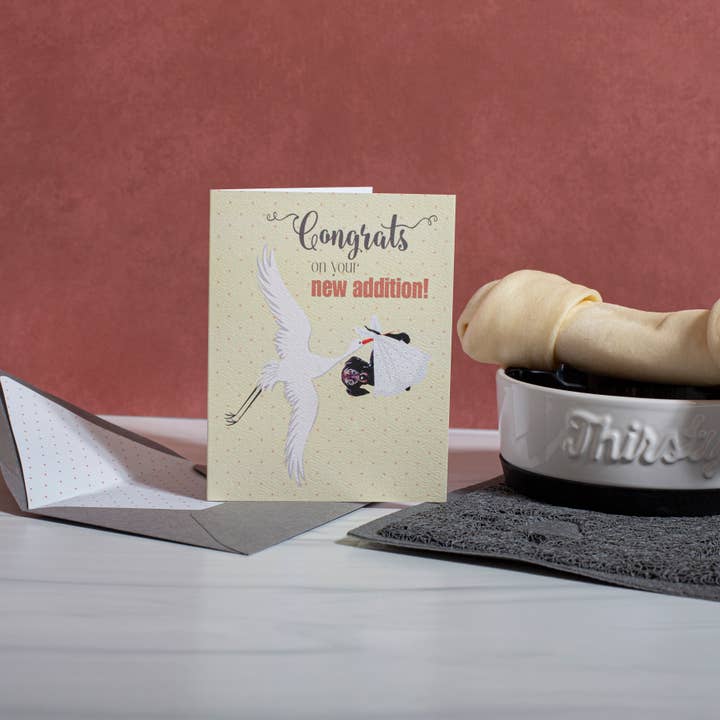 Wholesale Congratulations New Puppy Funny Welcome Card for your