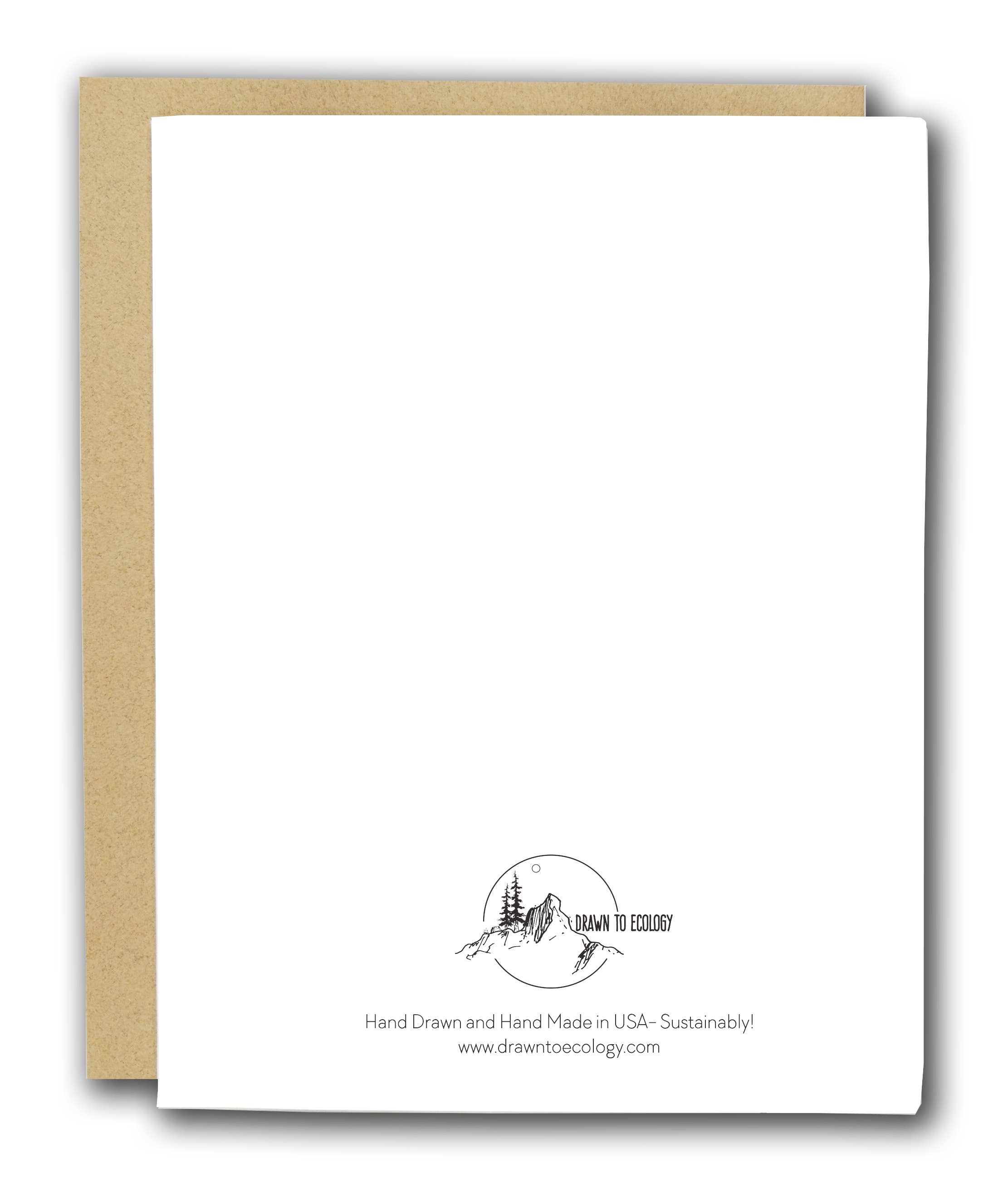 Drawn to Ecology - Wholesale Friendship Card - Hi Friend Card3