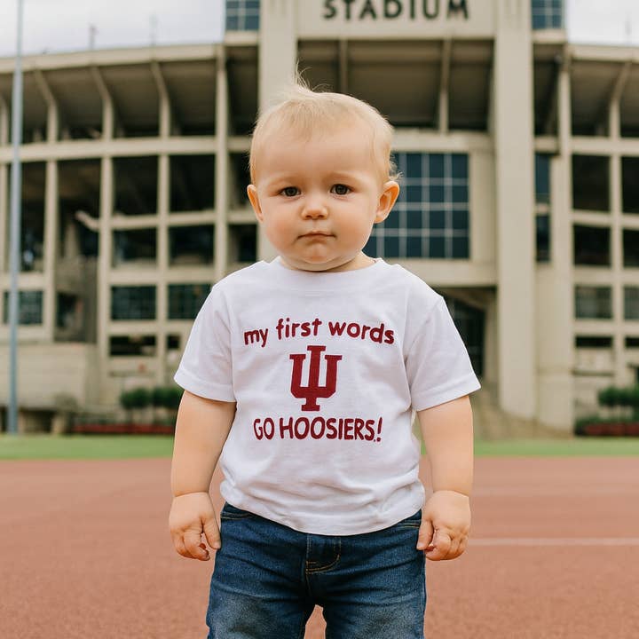 Indiana Hoosiers Infant Tee for wholesale by Turnovers Inc