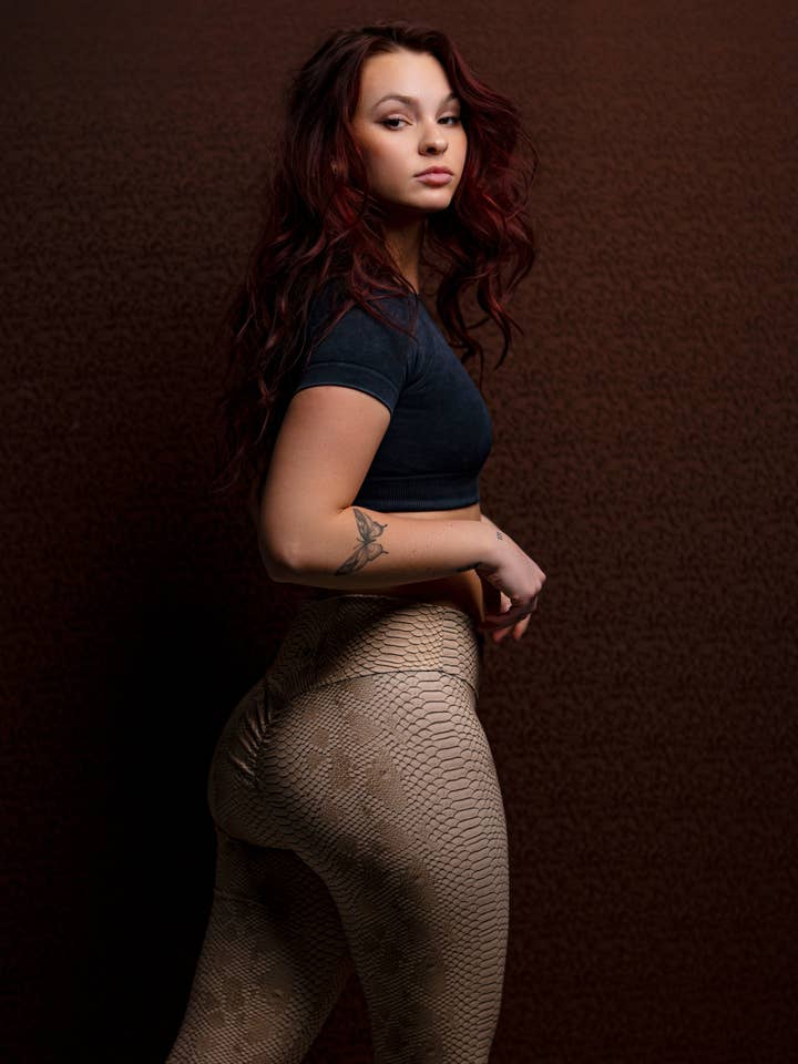 ZOJE Active - Vente Legging de sport/d'intérieur – femme - Ikaika - Legging brésilien effet peau de serpent (sculpte-fessier et affinant)1