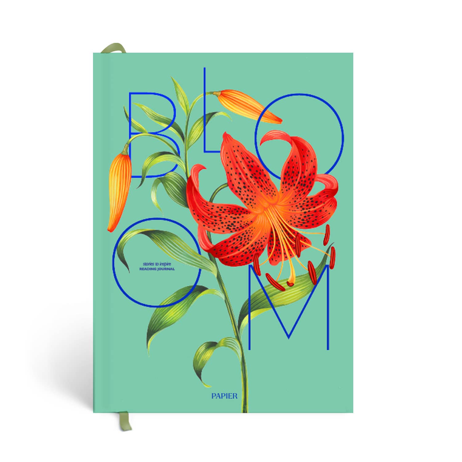 Papier - Wholesale Journal/Diary - Guided Reading Journal, A5 Hardcover - Lily in Bloom 0
