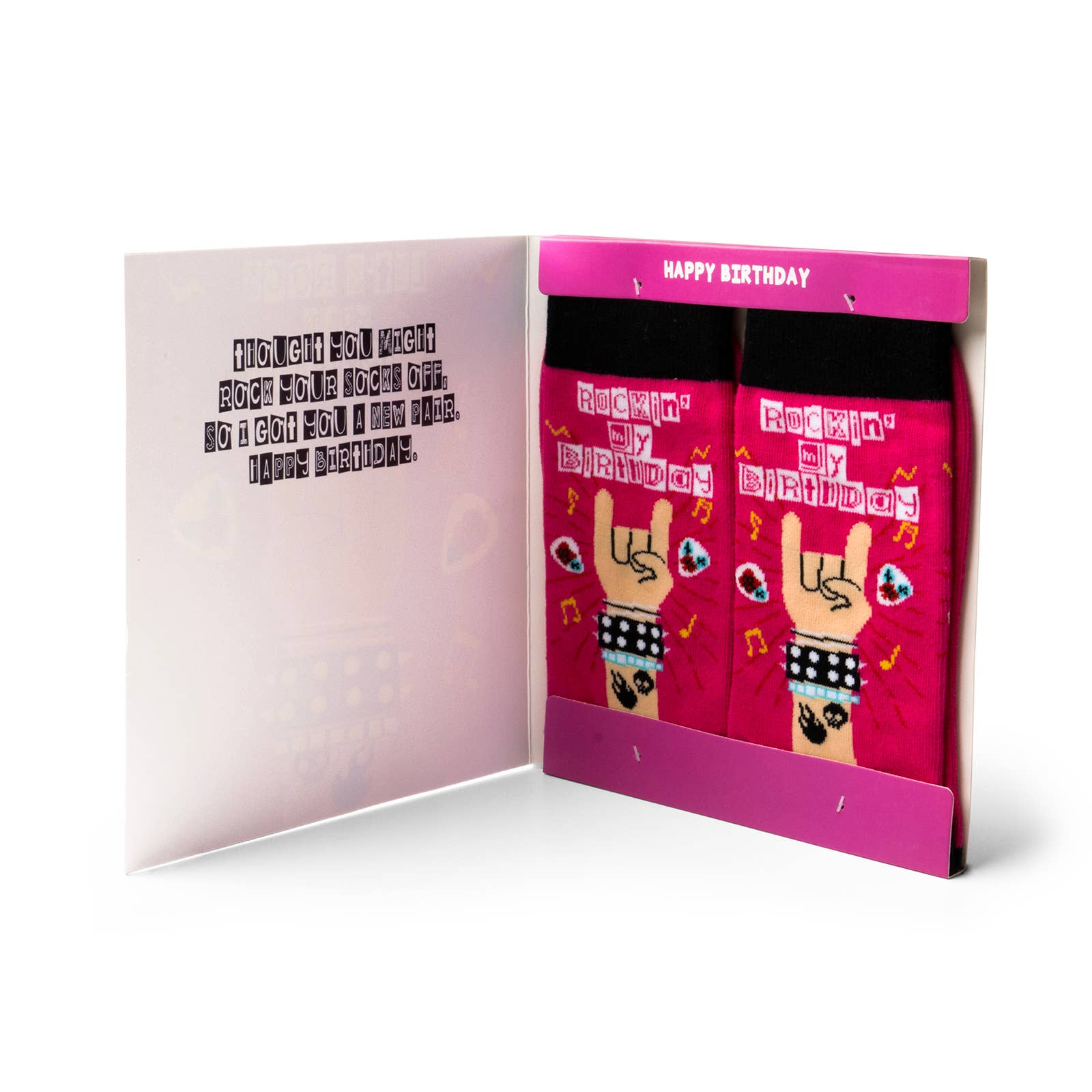DM Merchandising - Vendita all'ingrosso Calzini - Unisex - Set regalo calzini con biglietto d'auguri « IT'S YO BIRTHDAY » Two Left Feet18