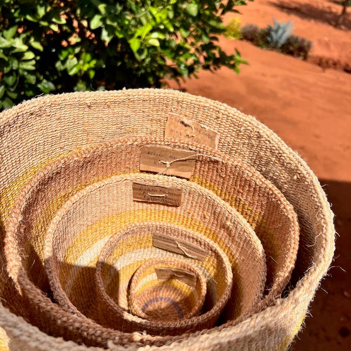 Crafts by Solid - Wholesale Basket - Hadithi Zebra Basket - Practical Weave3