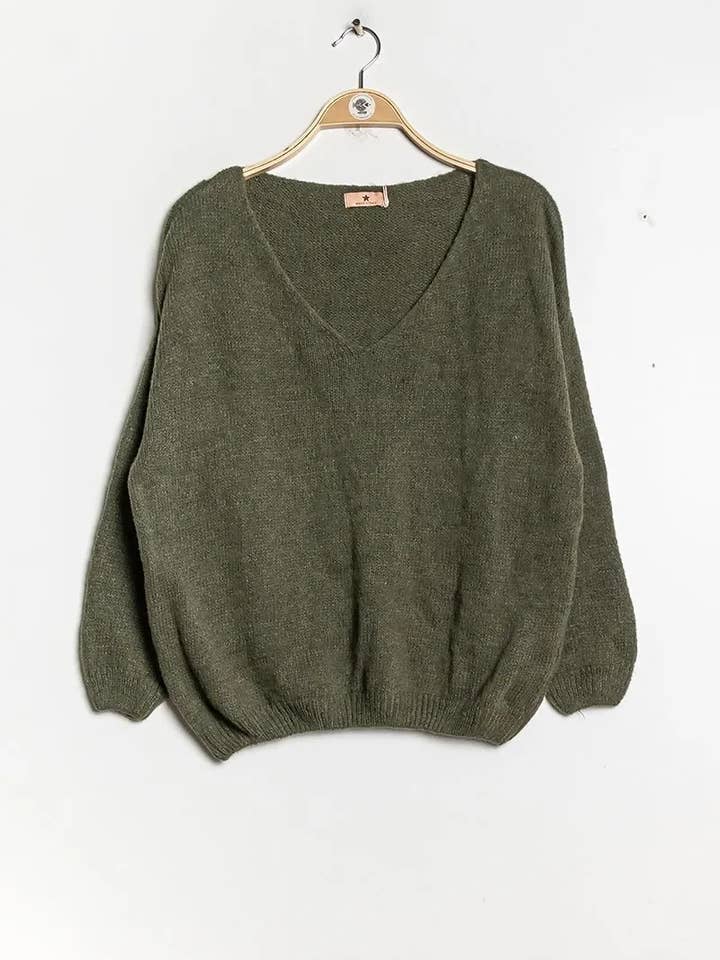 Mimi & Gogo - Wholesale Knit Sweater - Women's - Basic uni sweater @20127_uni32