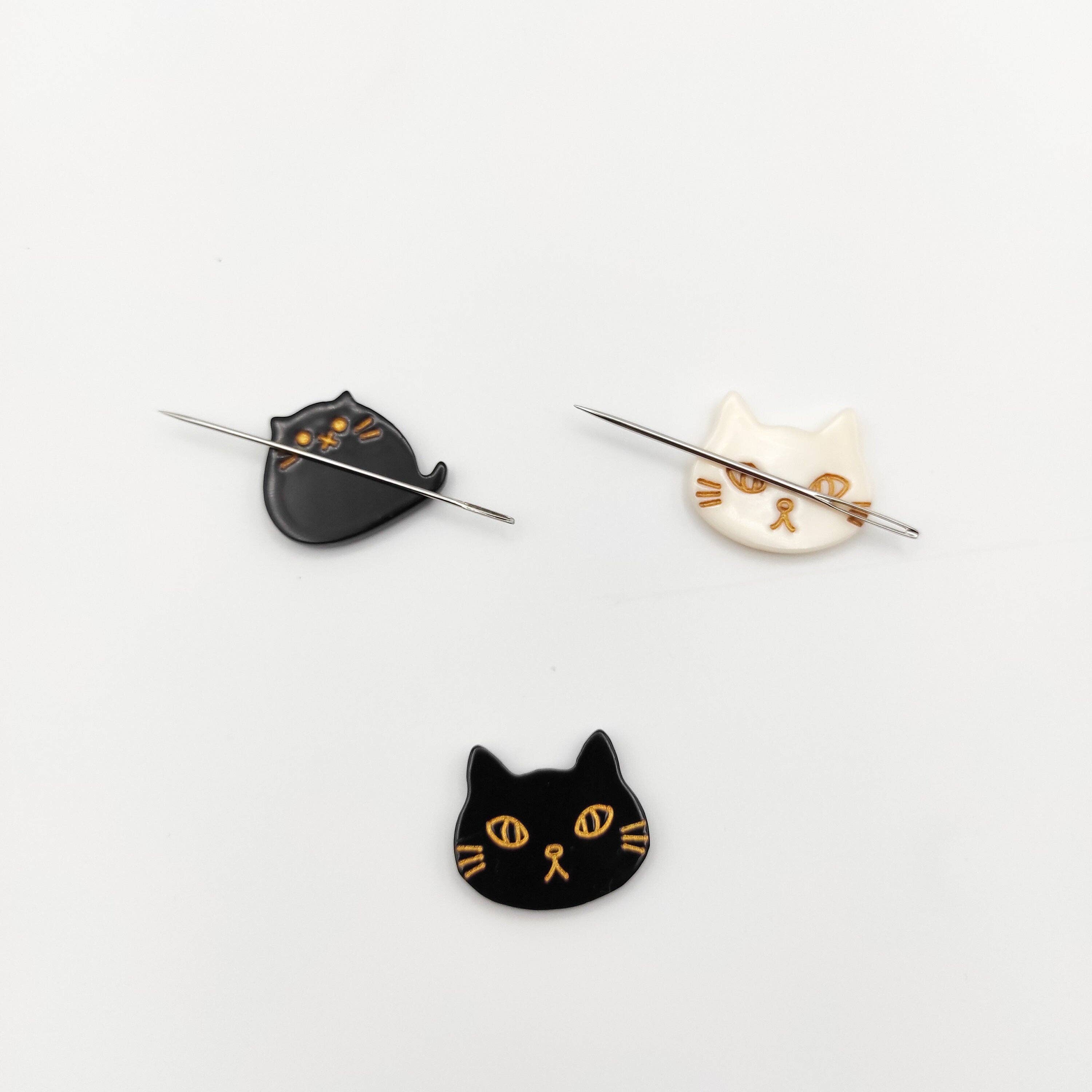 SChandworks – wholesale Embroidery/cross-stitch supplies – Cat needle minder7