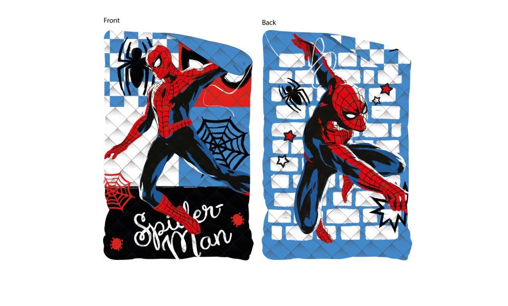 Evidence – wholesale Bedding blanket – Kids & Baby – Spiderman Double-Sided Quilt, Bedspread - 170 X 260 cm0