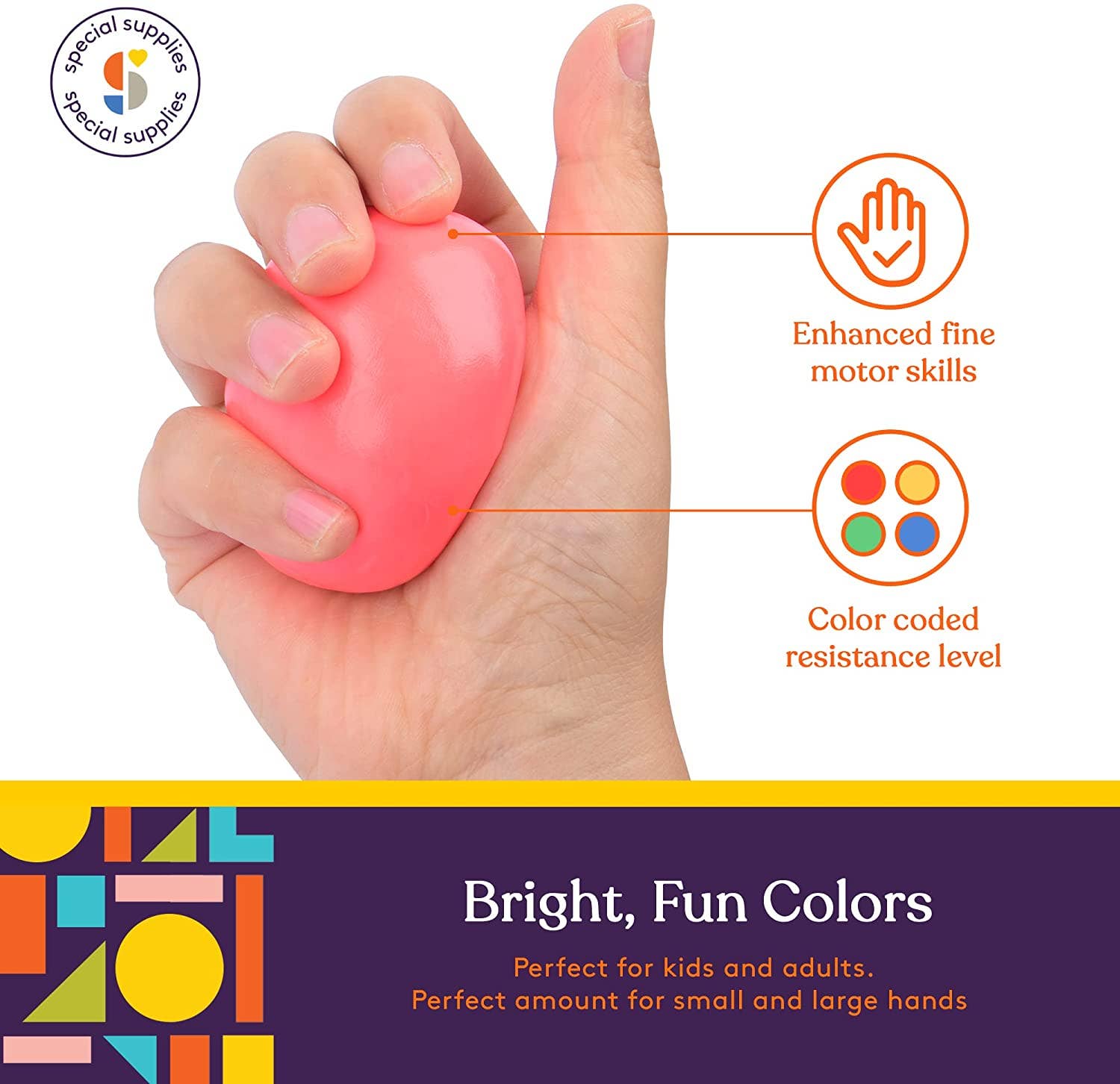 Special Supplies - Wholesale Putty/Slime - Kids - Therapy Putty (Primary Colors): 4 Pack3