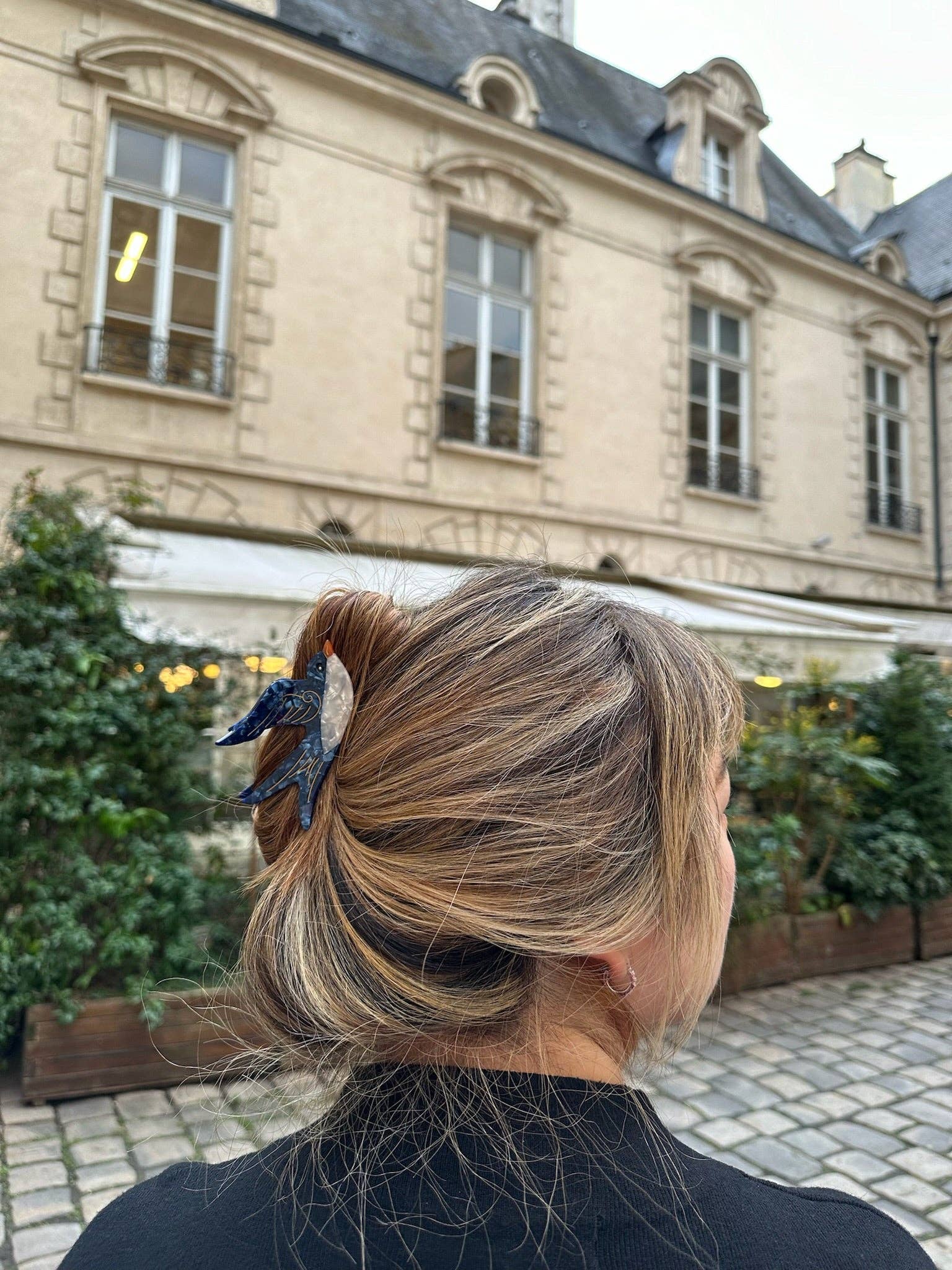 Solar Eclipse - Venta al por mayor Horquilla para el pelo - Mujer - Pinza para el cabello en forma de golondrina pintada a mano | Ecológica4