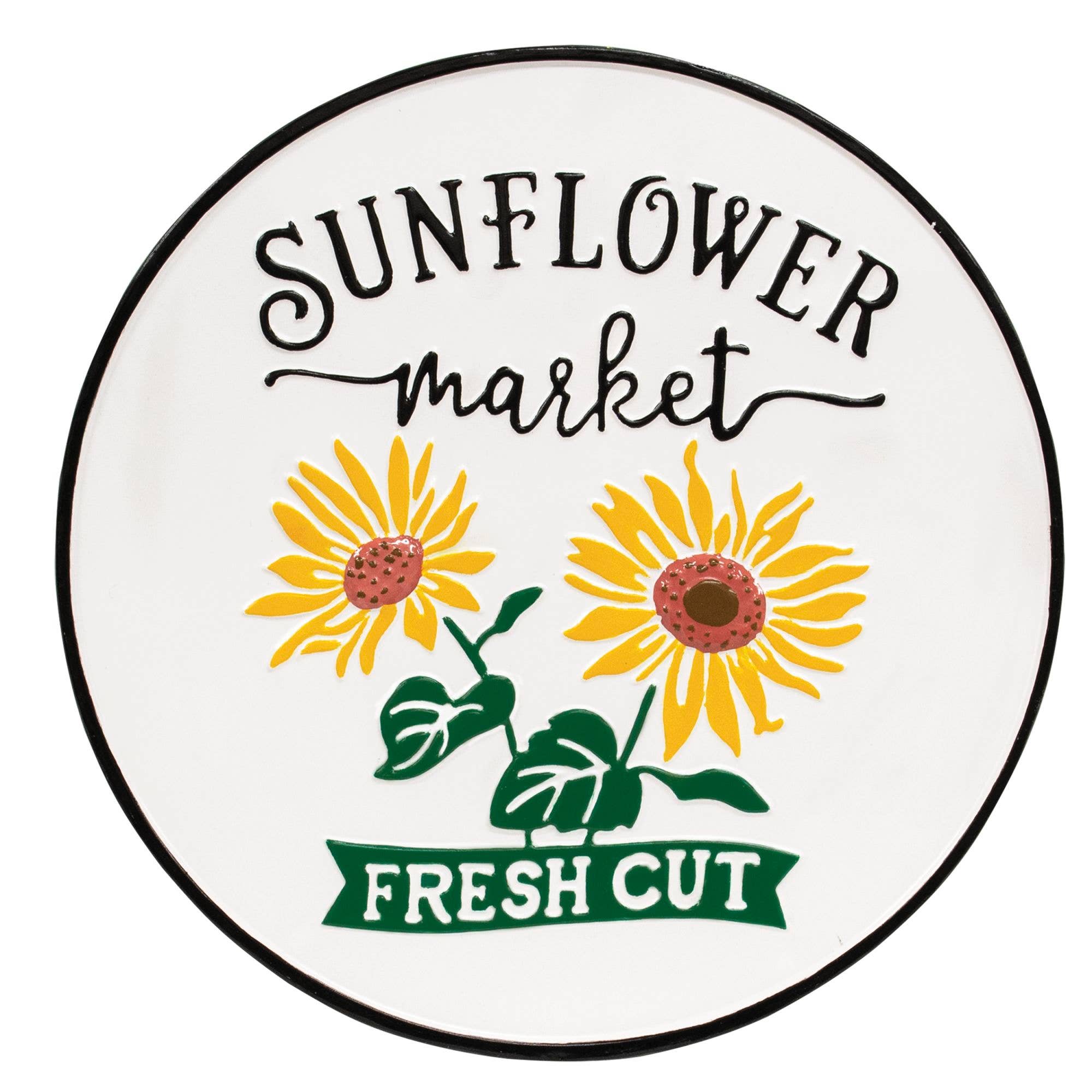 Col House Designs - Wholesale Sign - Sunflower Market Enamel Sign0