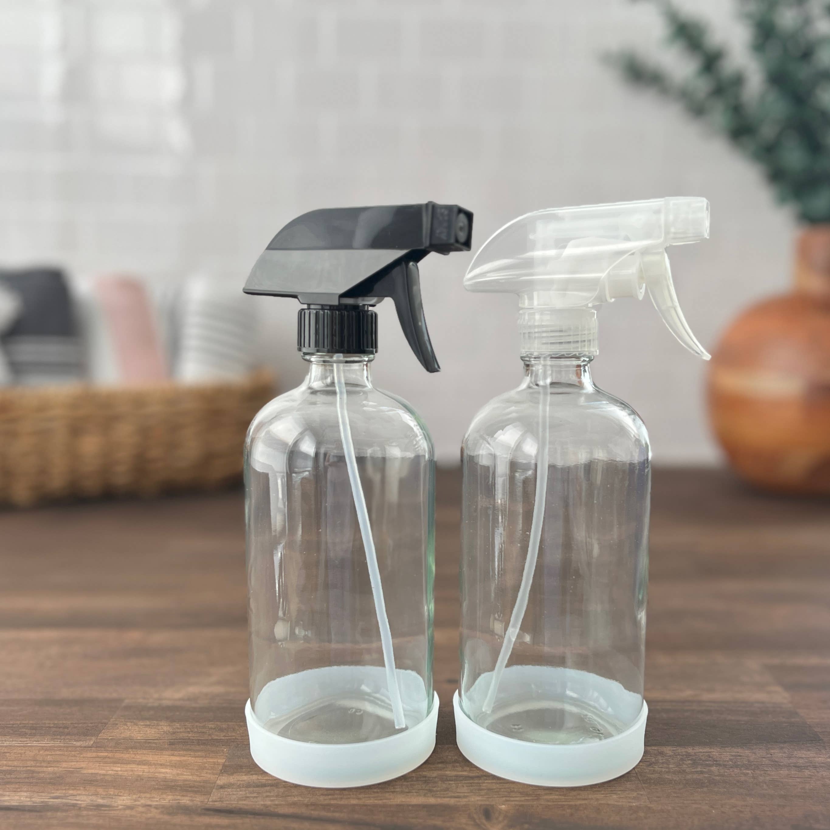 The Bottle Shoppe - Wholesale Spray Bottle - 16oz Clear Bottle with Silicone Sleeve | Pump, Cap, Sprayer9