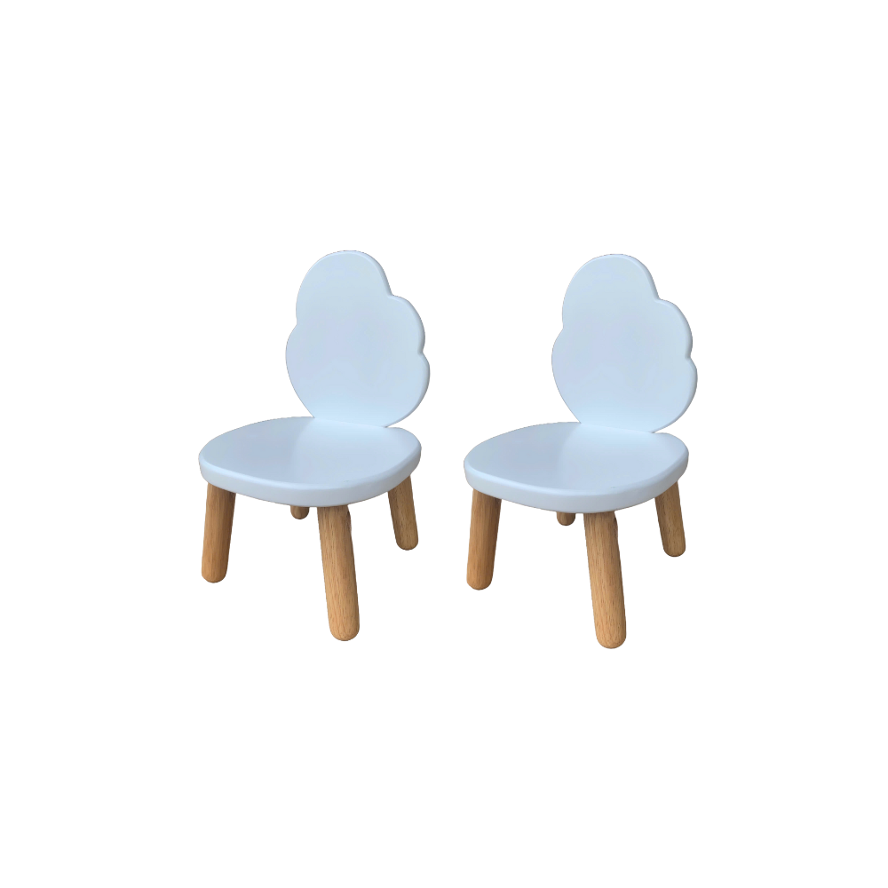 Pioupiou et Merveilles - Wholesale Chair - Kids - Children's Table and Chairs Set Cloud White 1-4 years1