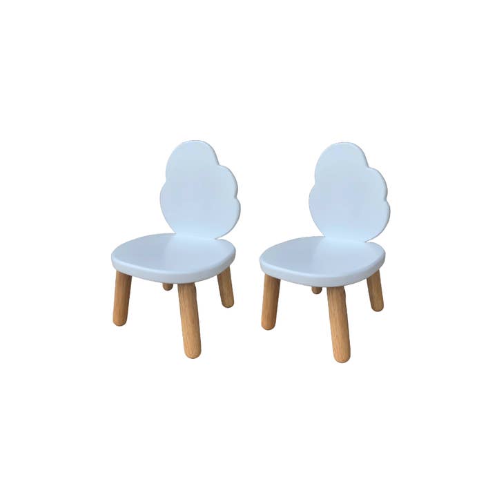 Pioupiou et Merveilles - Wholesale Chair – Child - Children's Table and Chairs Set Cloud White 1-4 years1