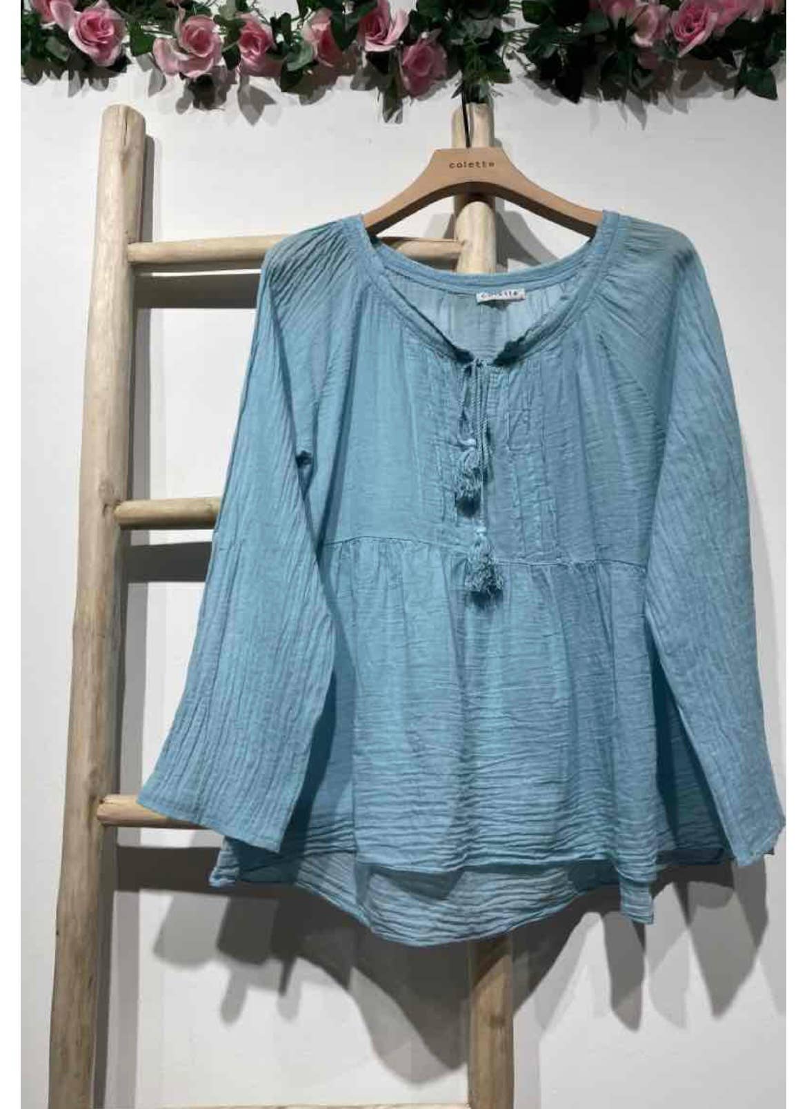 LINEN & COTTON HOUSE - Wholesale Blouse - Women's - 10074 SPRINT SUMMER CLOTHING COTTON BLOUSE7