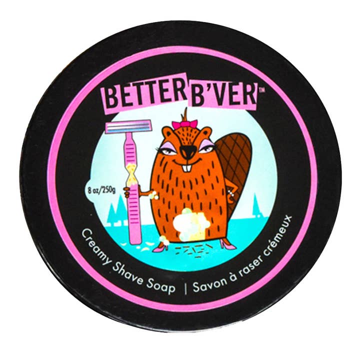 Better B'ver Creamy Shave Soap 8 oz for wholesale by Walton Wood Farm Corp.