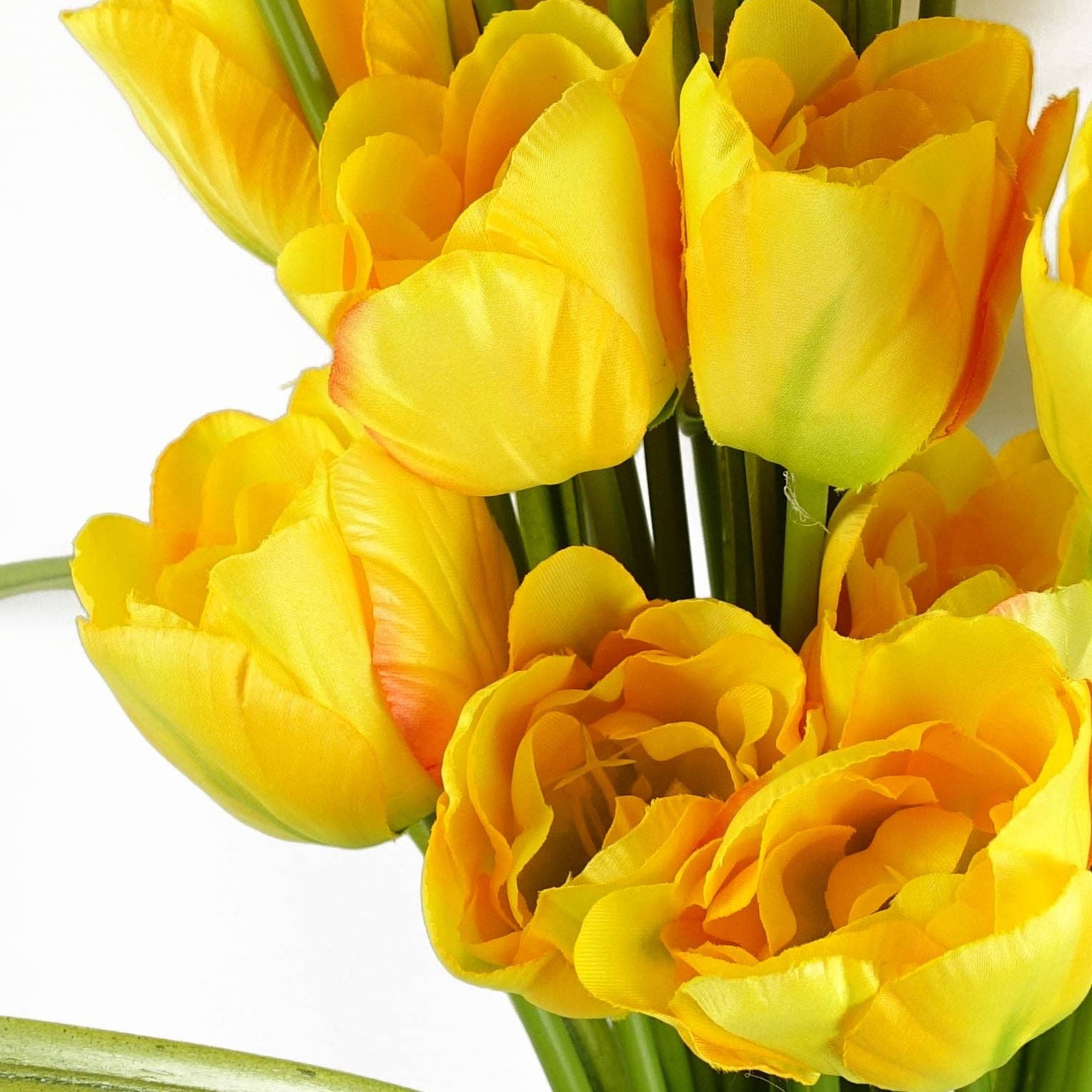 Leaf Design UK LTD – wholesale Artificial flowers – 80cm Artificial Tulip Yellow Stem2