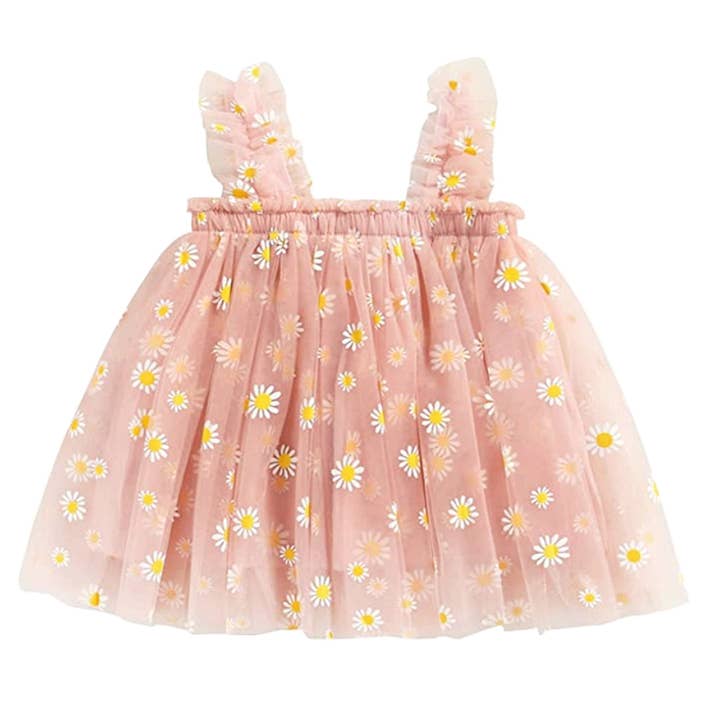 Fennco Styles - Wholesale Dress - Kids - Embroidery Mesh Tulle Girl Dress