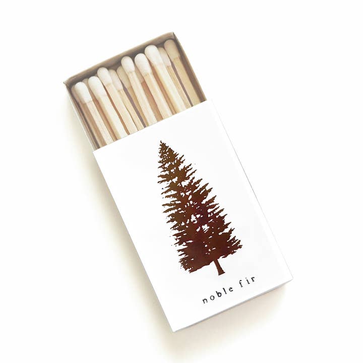 Studio Portmanteau - Wholesale Matches - Noble Fir Tree Matchbox | Magical Evergreen Woods Matches