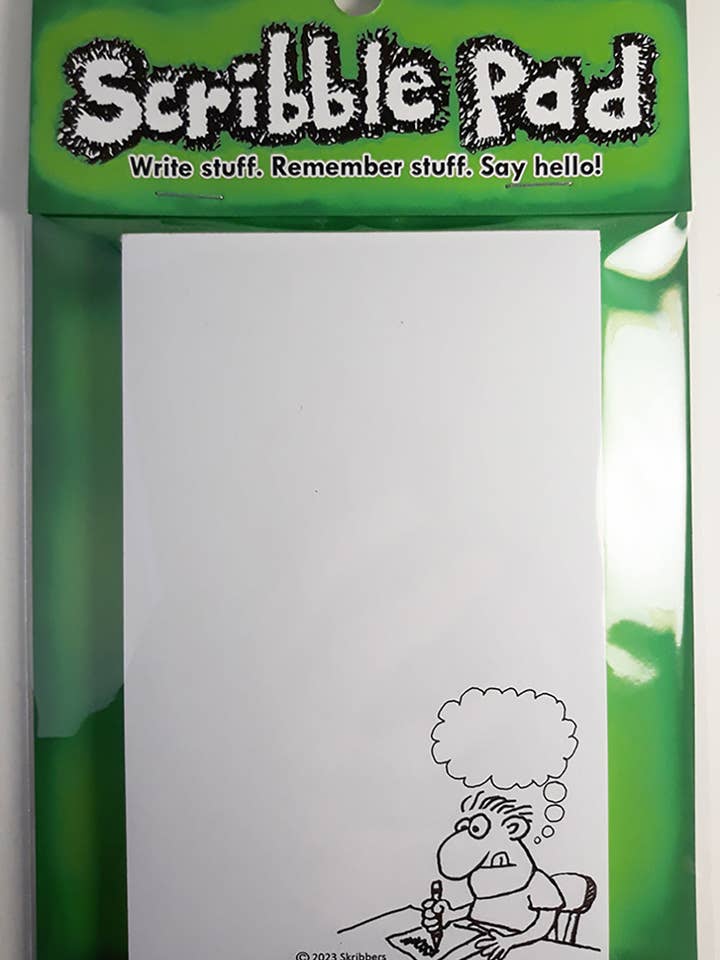 Drawing a Blank ScribblePad for wholesale by Skribbers