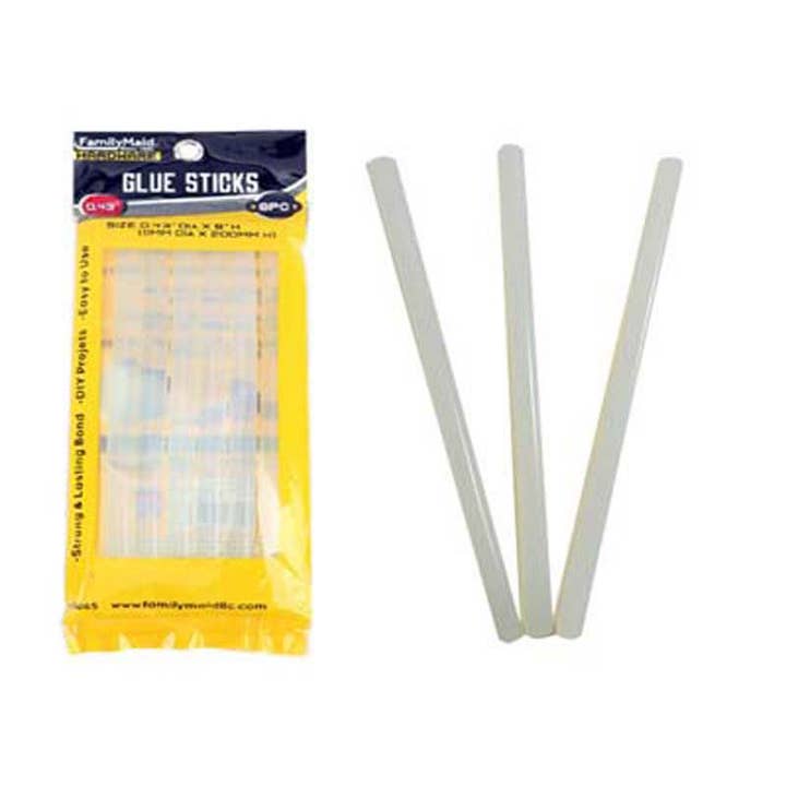 Bâtons de colle 6 paquets 1,1" x 8" avec trou en métal opp pour la vente par Deluxe Import Trading