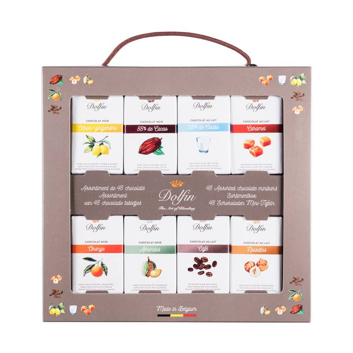 Verpakking van 48 minitabletten „Travel Box” van 10 g voor wholesale door Dolfin