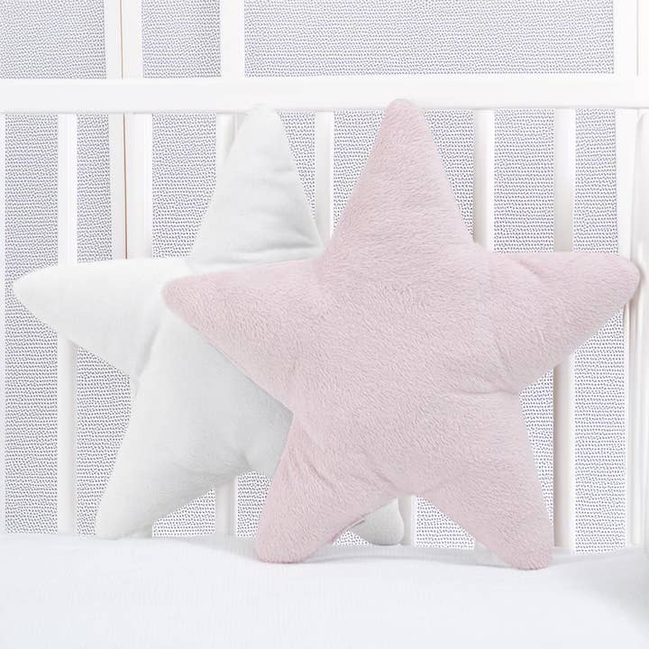 Cuscini Decorativi Stella Rosa e Bianco per la vendita all'ingrosso da parte di Pim-Pam-Pum