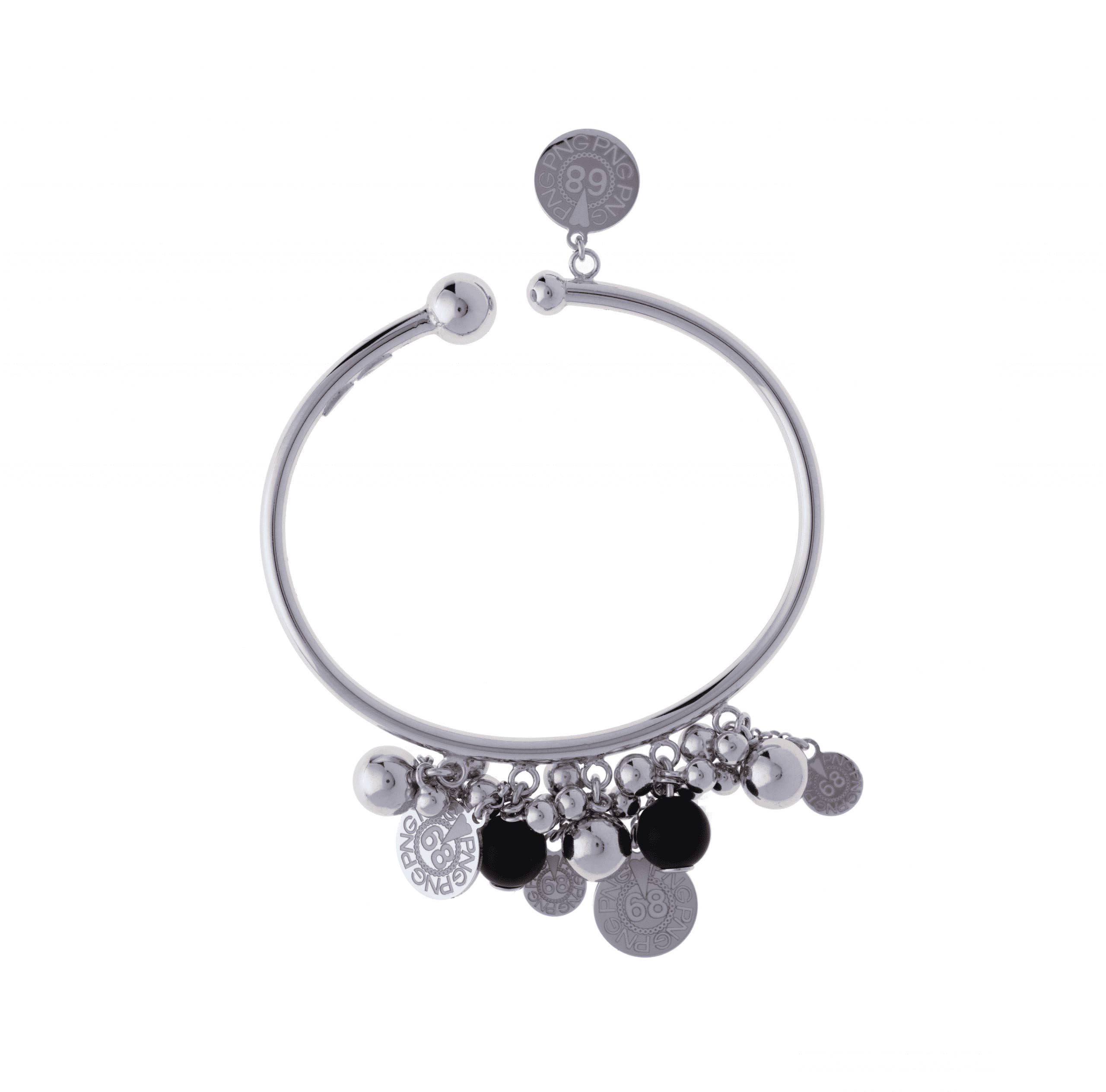 PNG68 - Wholesale Charm/Dangle Bracelet - DANCE OF LIFE BRACELET SILVER PLATED RHODIUM, HANDMADE ITALY