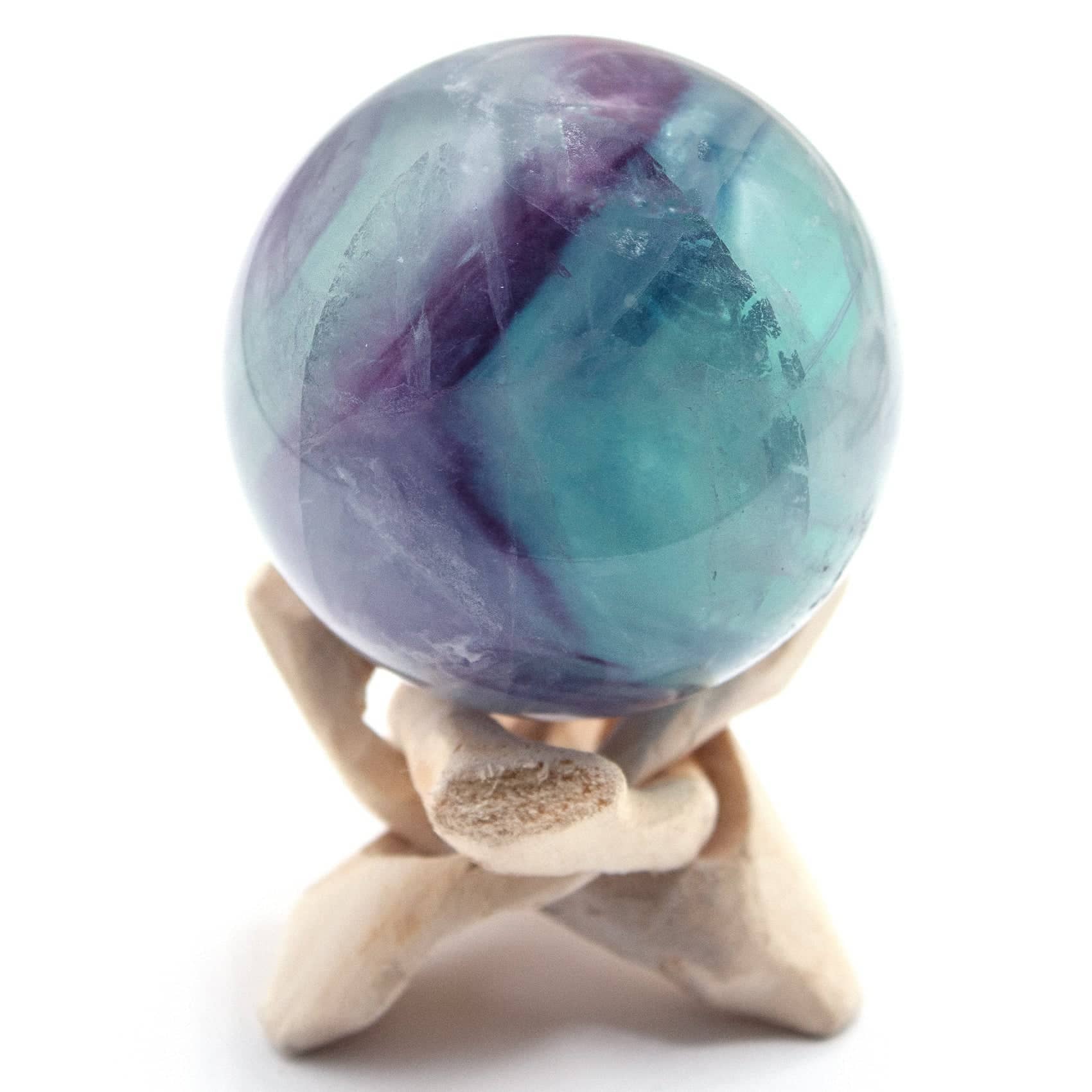 Tiny Rituals - Wholesale Spiritual Stone/Crystal - Rare Rainbow Fluorite Spheres - AAA Premium Quality11